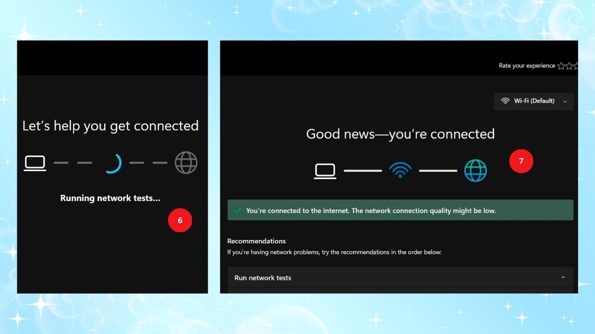 sửa lỗi No Internet Secured bằng chạy Networking Troubleshooter bước 3