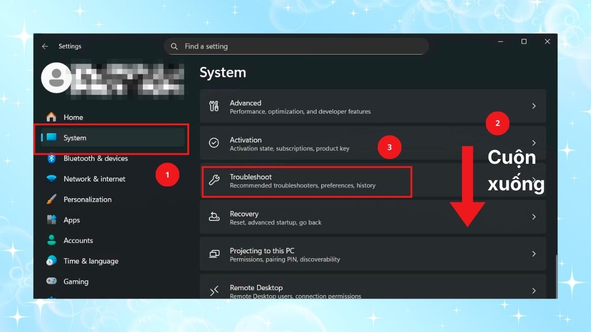 sửa lỗi No Internet Secured bằng chạy Networking Troubleshooter bước 1