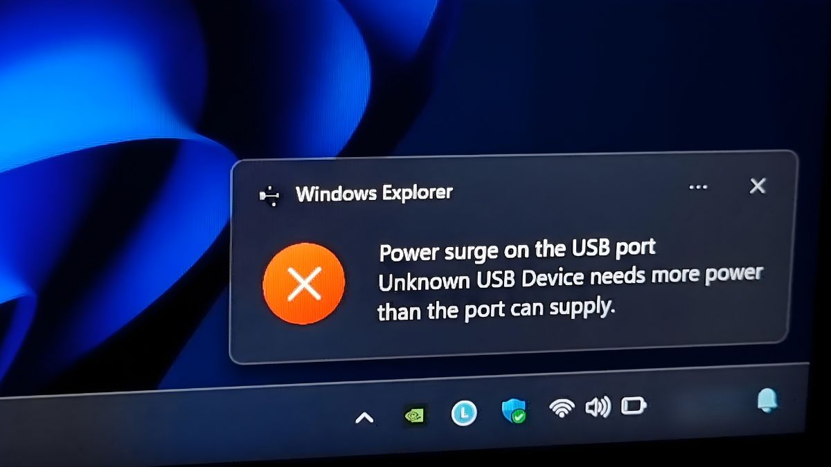 Mẹo phòng tránh lỗi Power Surge on the USB Port