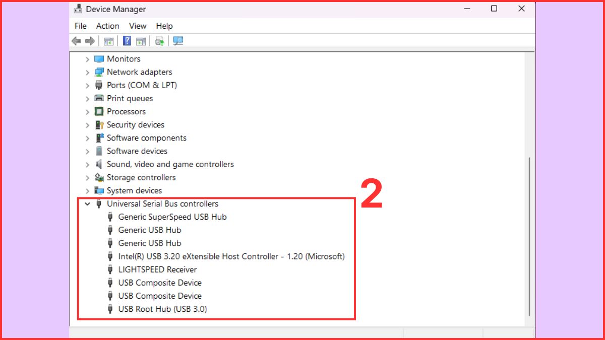 Cách khắc phục lỗi Power Surge on the USB Port bằng cách cập nhật drvier usb bước 2