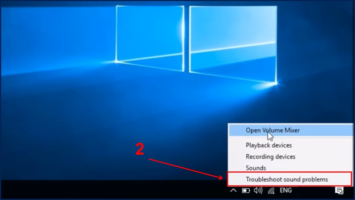 Cách khắc phục lỗi Speakers Not Plugged In Win 10 bằng chạy trình khắc phục sự cố âm thanh bước 2