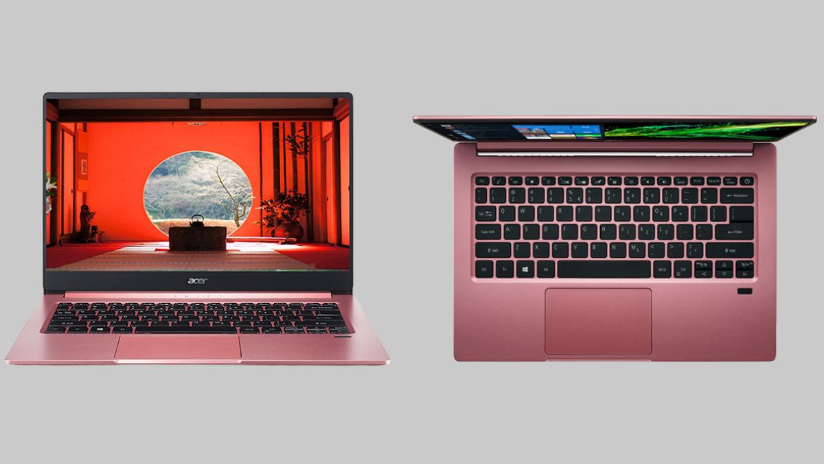 laptop Acer màu hồng - Acer Swift 3 SF314 AMD Ryzen 5 - Màu Pink