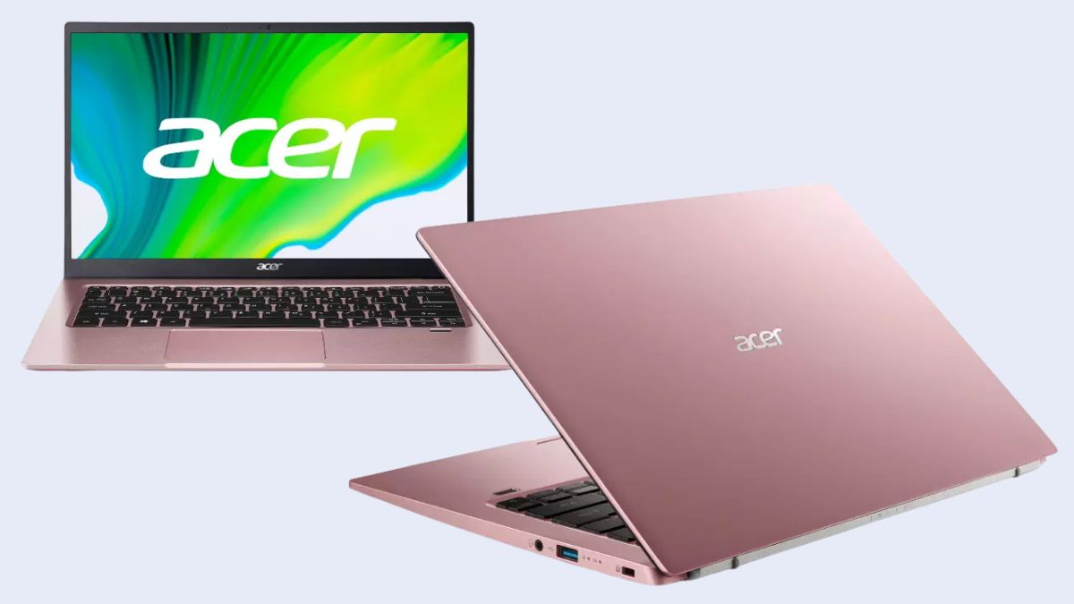 laptop Acer màu hồng - Acer Swift 1 (Màu Sakura Pink)