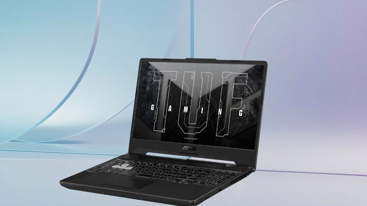 Laptop Asus màu đen cho gaming