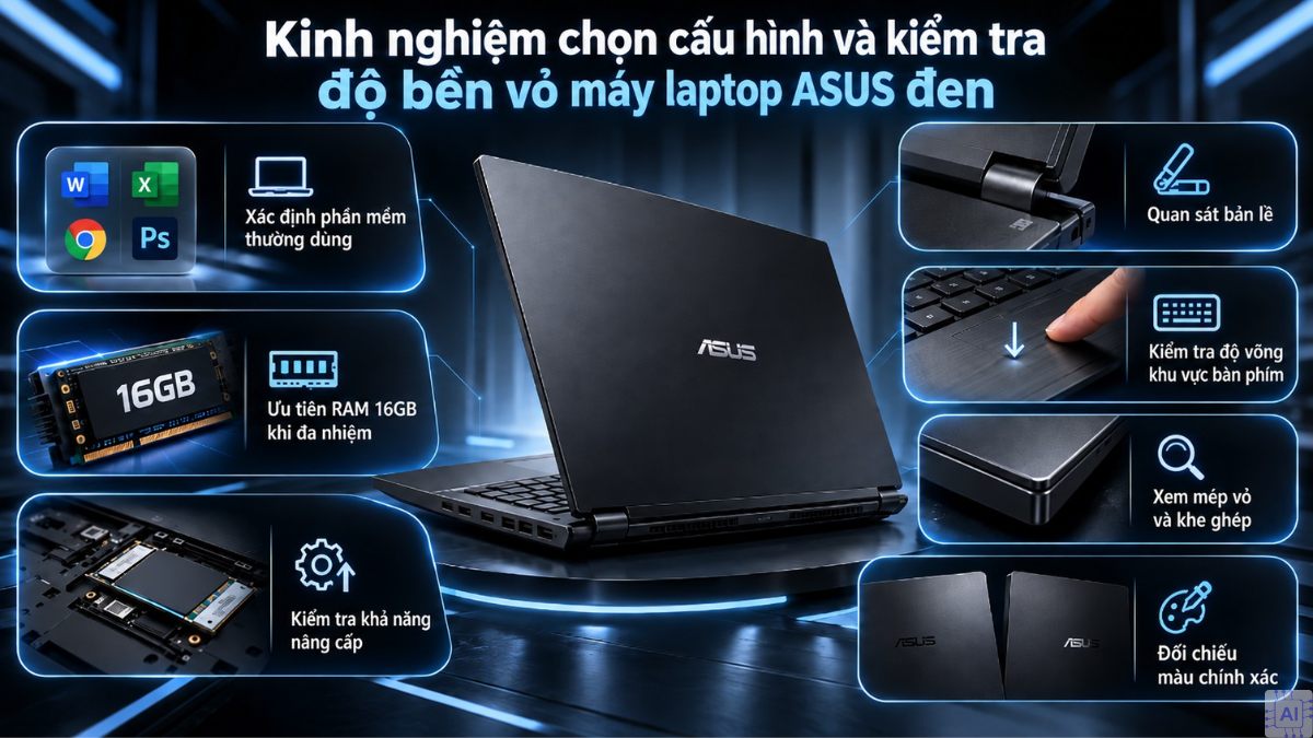 Kinh nghiệm chọn cấu hình và kiểm tra độ bền vỏ máy