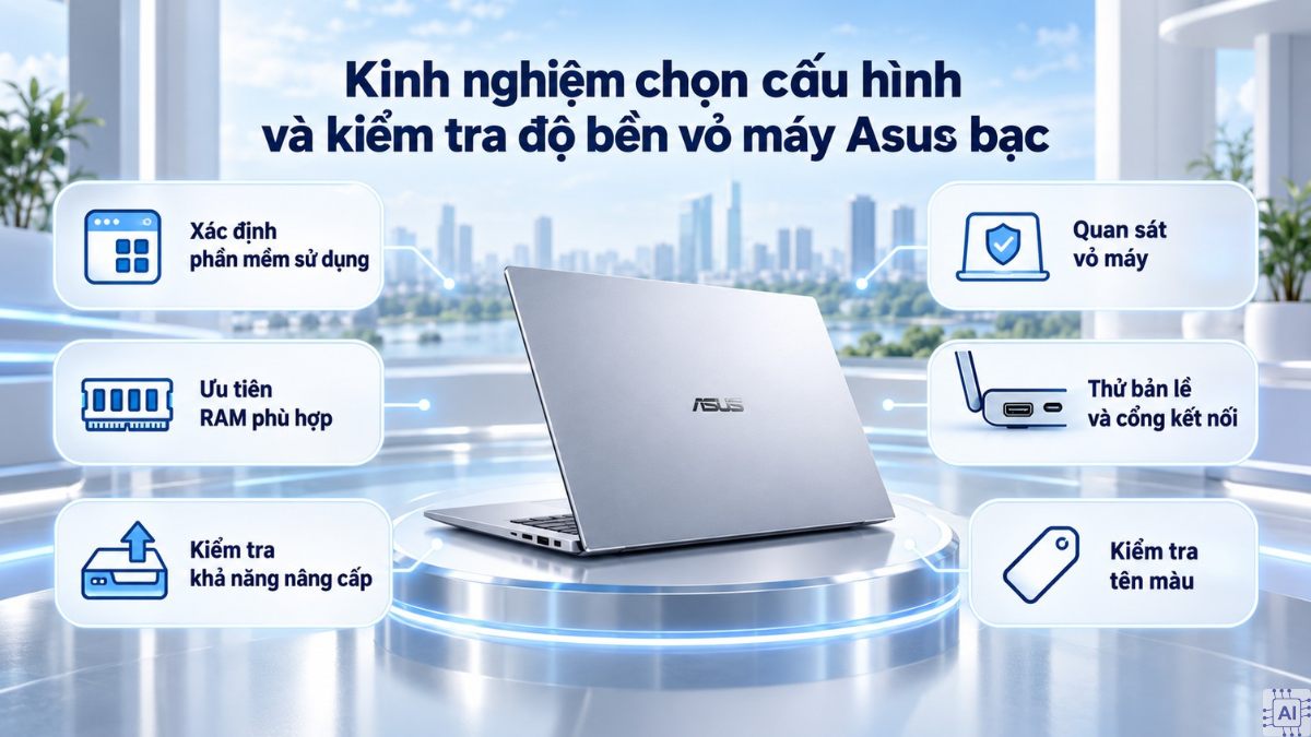 Kinh nghiệm chọn cấu hình và kiểm tra độ bền vỏ máy