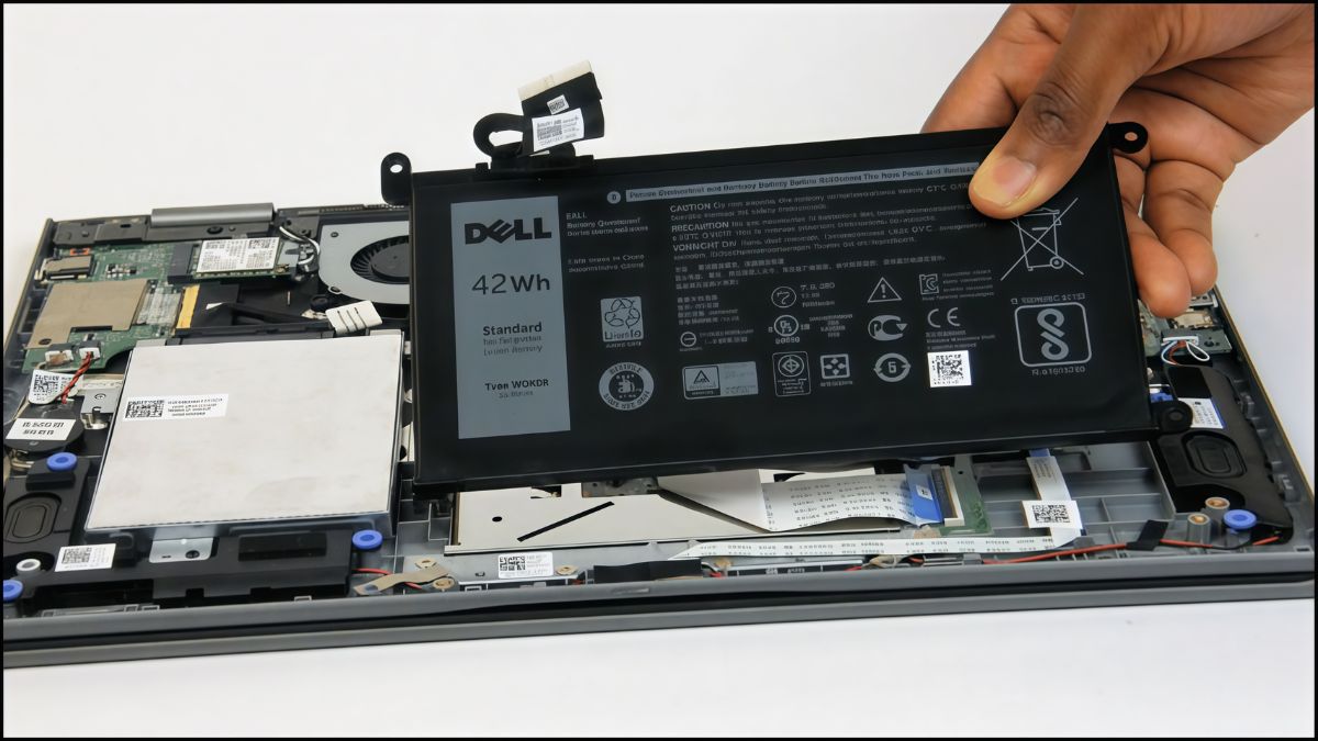 Thay pin mới chính hãng Dell nếu pin bị chai