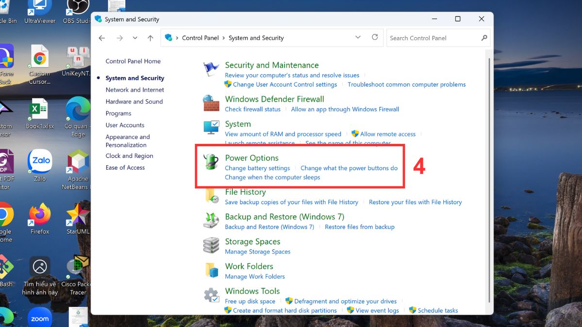 khắc phục lỗi laptop Dell báo sạc nhưng không vào pin bằng cách kiểm tra lại cài đặt pin bước 2 tiếp theo