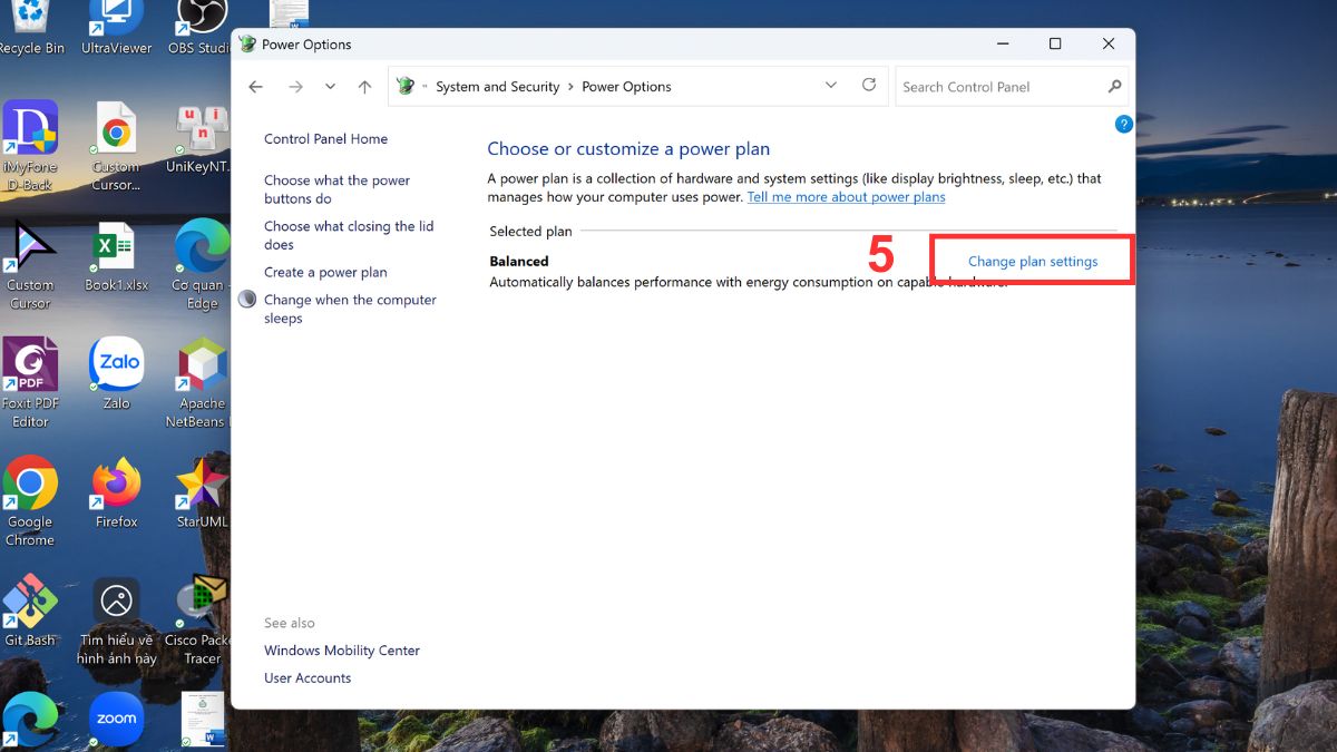 khắc phục lỗi laptop Dell báo sạc nhưng không vào pin bằng cách kiểm tra lại cài đặt pin bước 3
