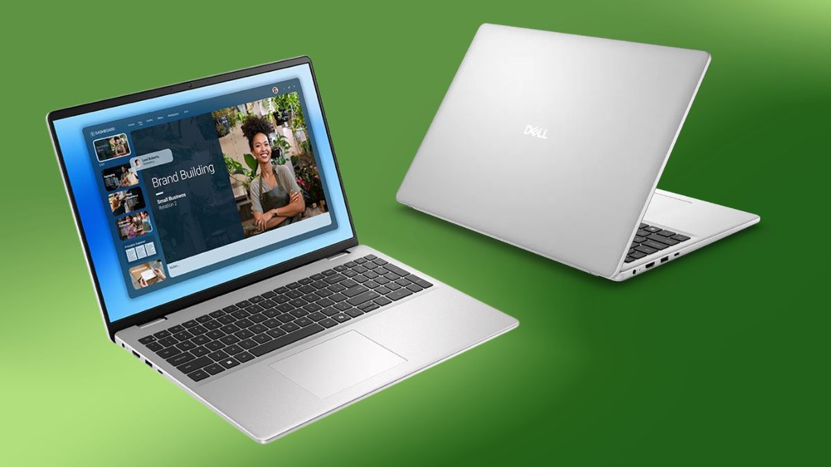 Laptop Dell màu bạc cho gaming