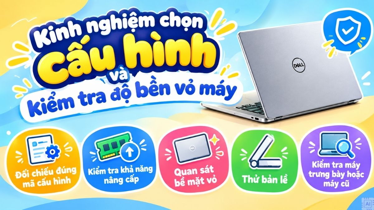 Kinh nghiệm chọn cấu hình và kiểm tra độ bền vỏ máy