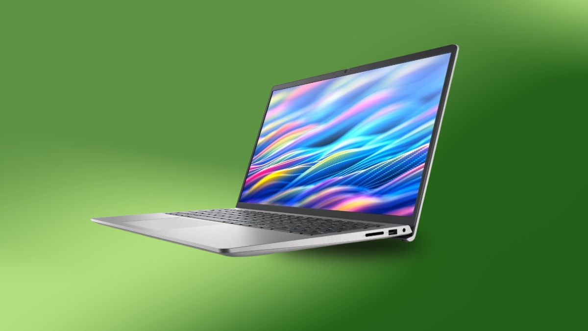 Laptop Dell màu bạc cho dân văn phòng