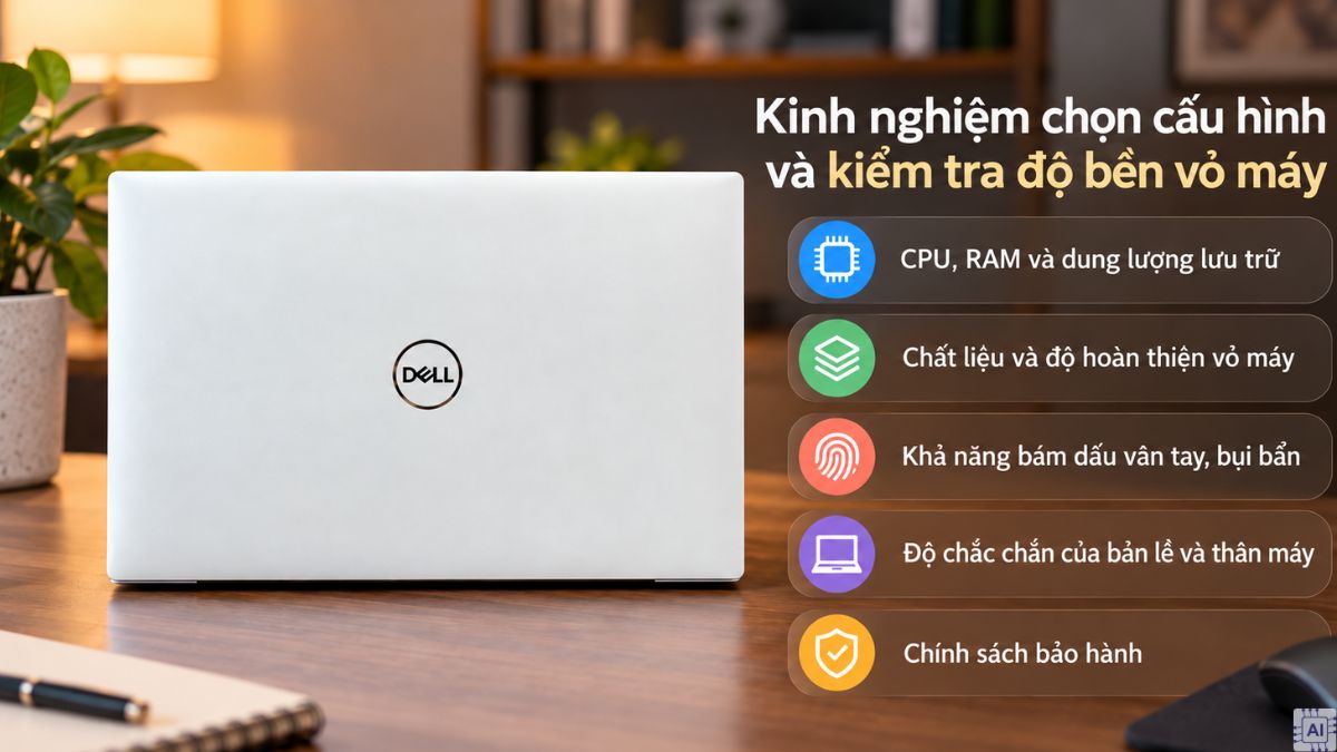 Kinh nghiệm chọn cấu hình và kiểm tra độ bền vỏ máy