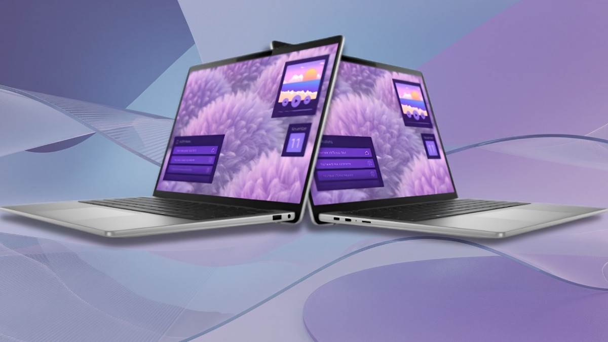Laptop Dell màu xám cho sáng tạo nội dung