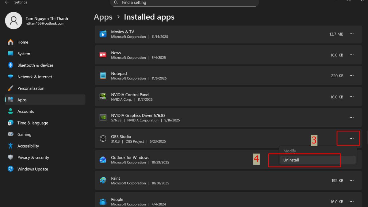 Cách khắc phục lỗi laptop kêu rè rè bằng gỡ các phần mềm đáng ngờ - bước 3