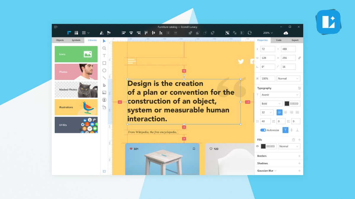 Lunacy là gì? Tìm hiểu công cụ thiết kế UI/UX mạnh mẽ
