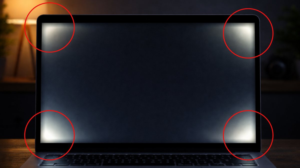 Dấu hiệu nhận biết màn hình laptop bị hở sáng