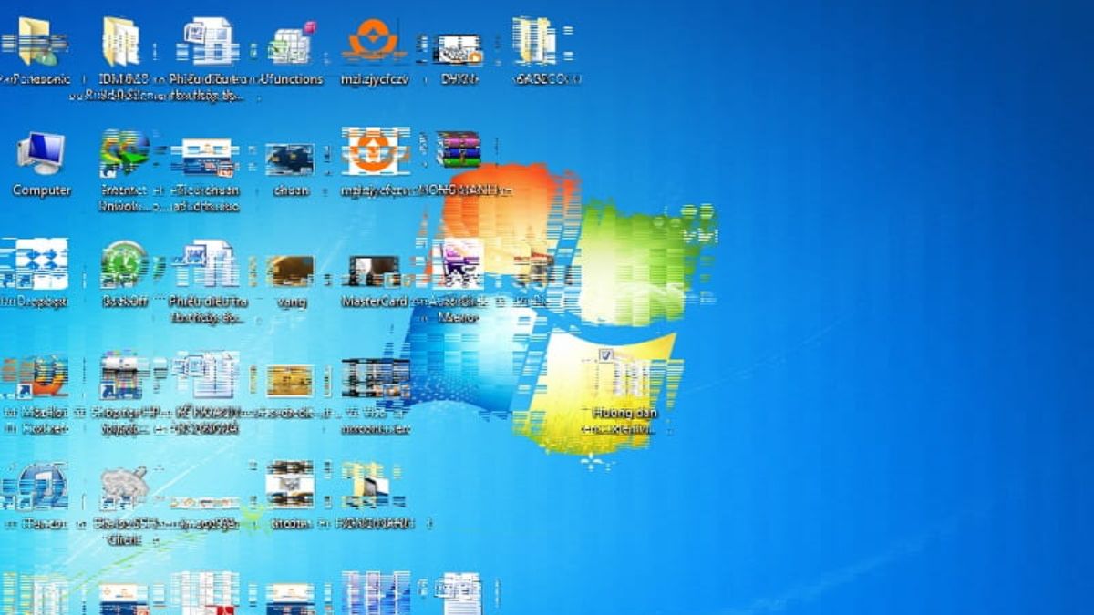 Dấu hiệu nhận biết màn hình laptop bị nhòe