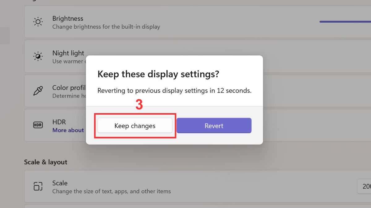 khắc phục màn hình laptop bị nhòe bằng điều chỉnh độ phân giải màn hình bước 3