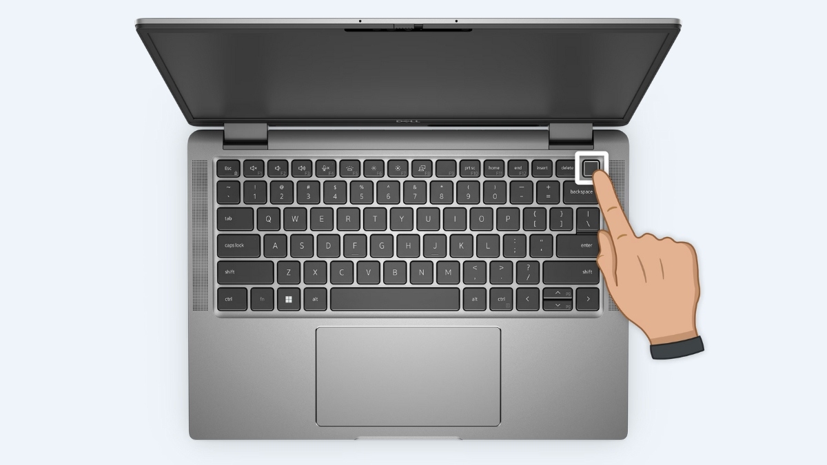 Khởi động lại laptop