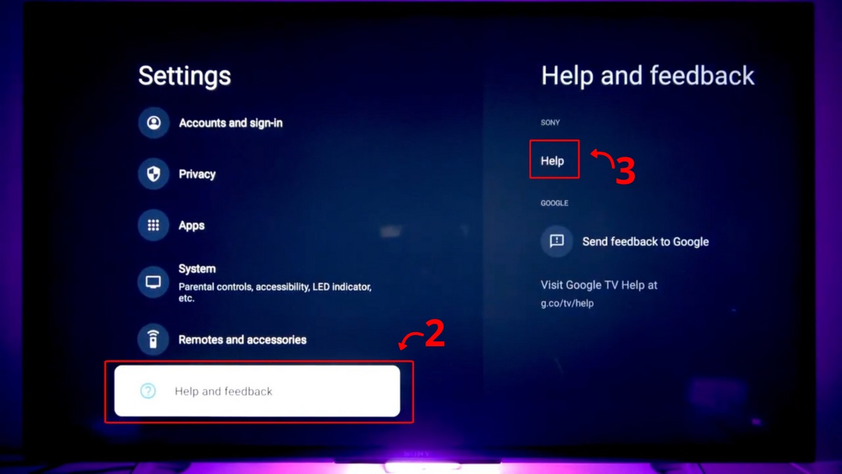 Sử dụng tính năng Tự chẩn đoán (Self Diagnostics) bước 2