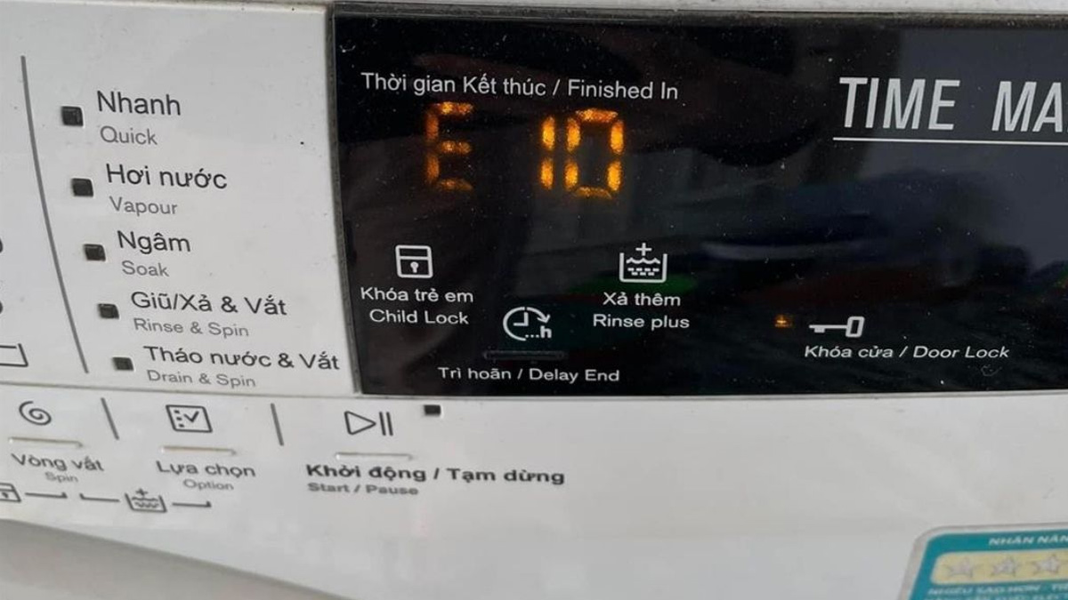 Dấu hiệu nhận biết máy giặt bị dừng giữa chừng