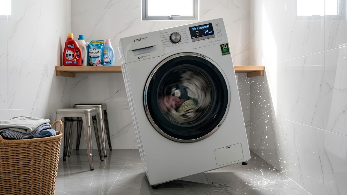 Dấu hiệu nhận biết máy giặt rung lắc bất thường