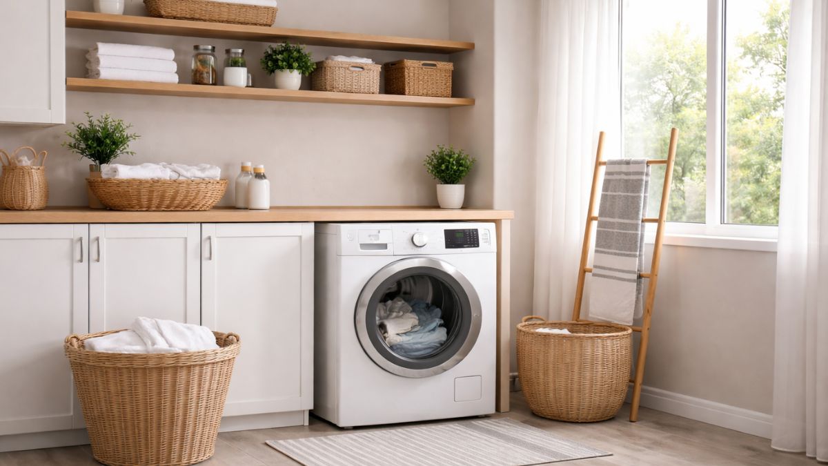 nguyên nhân máy giặt bị rung lắc mạnh khi vắt - máy đặt sai vị trí