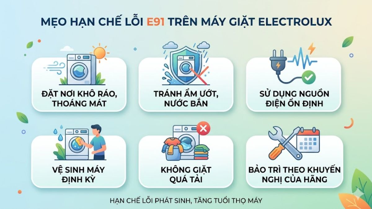 Kinh nghiệm hạn chế lỗi E91