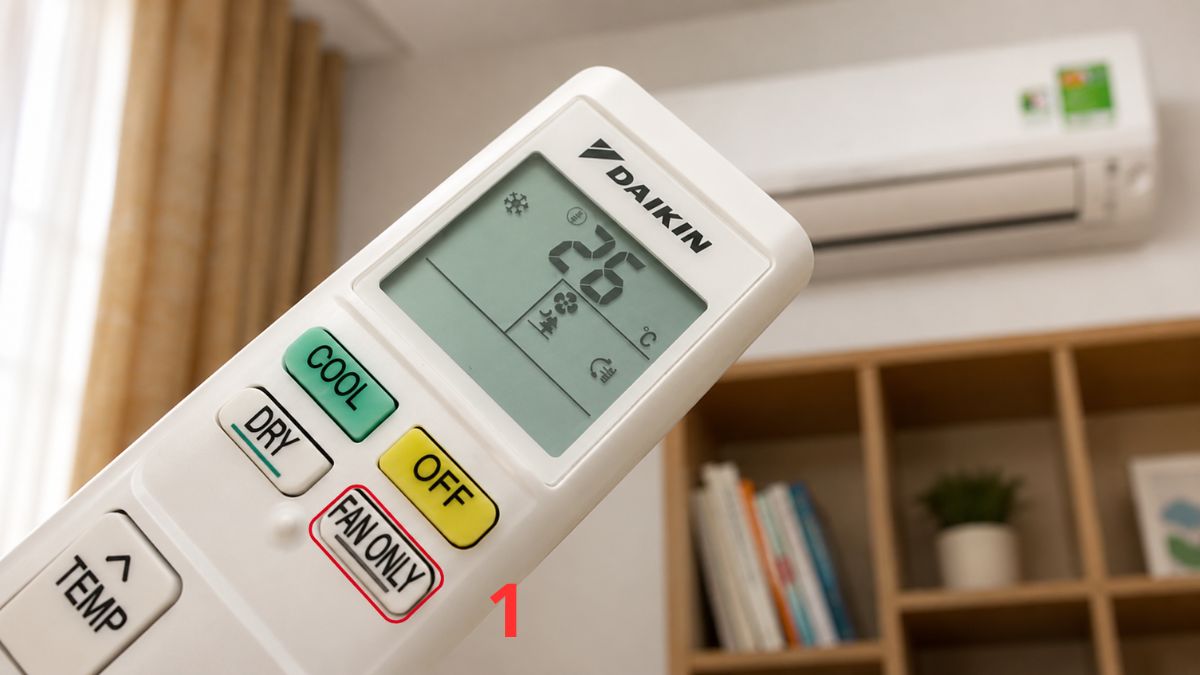 cách xử lý máy lạnh bị chảy nước phải làm sao bước 1