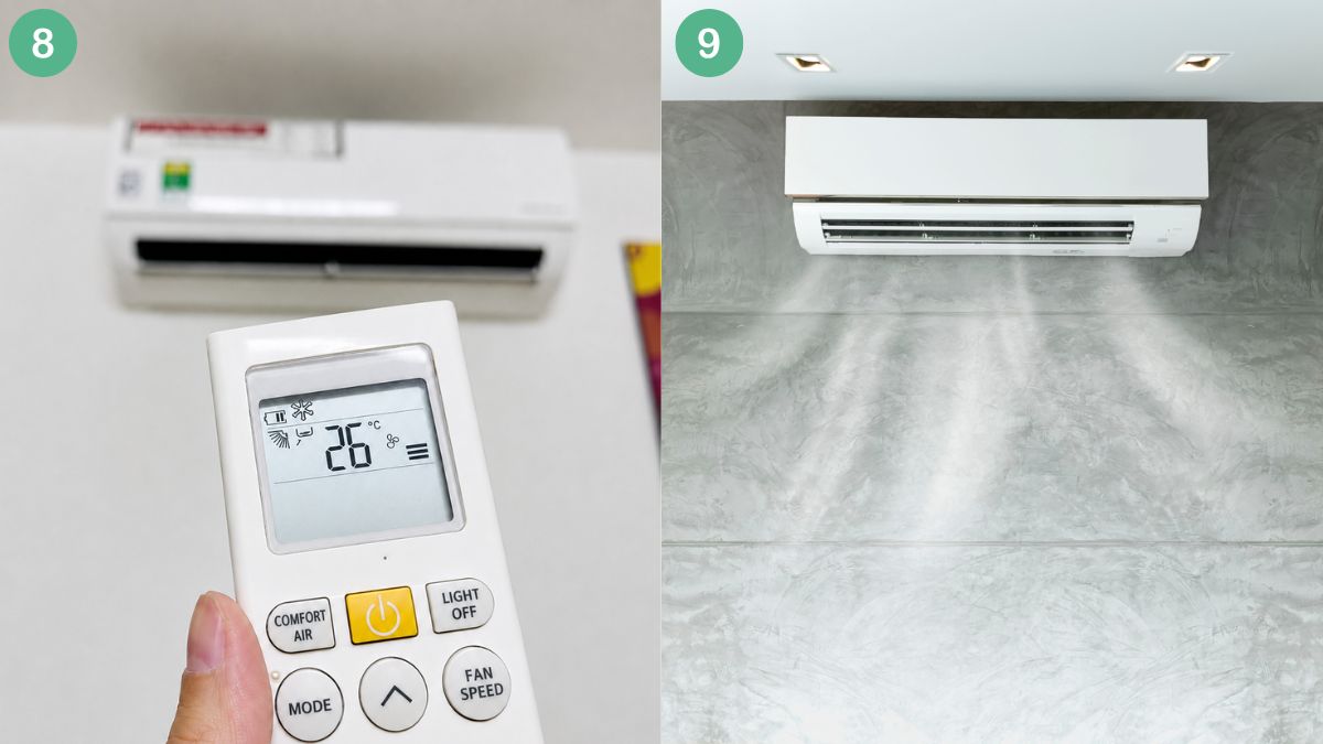 cách xử lý máy lạnh bị chảy nước phải làm sao bước 4