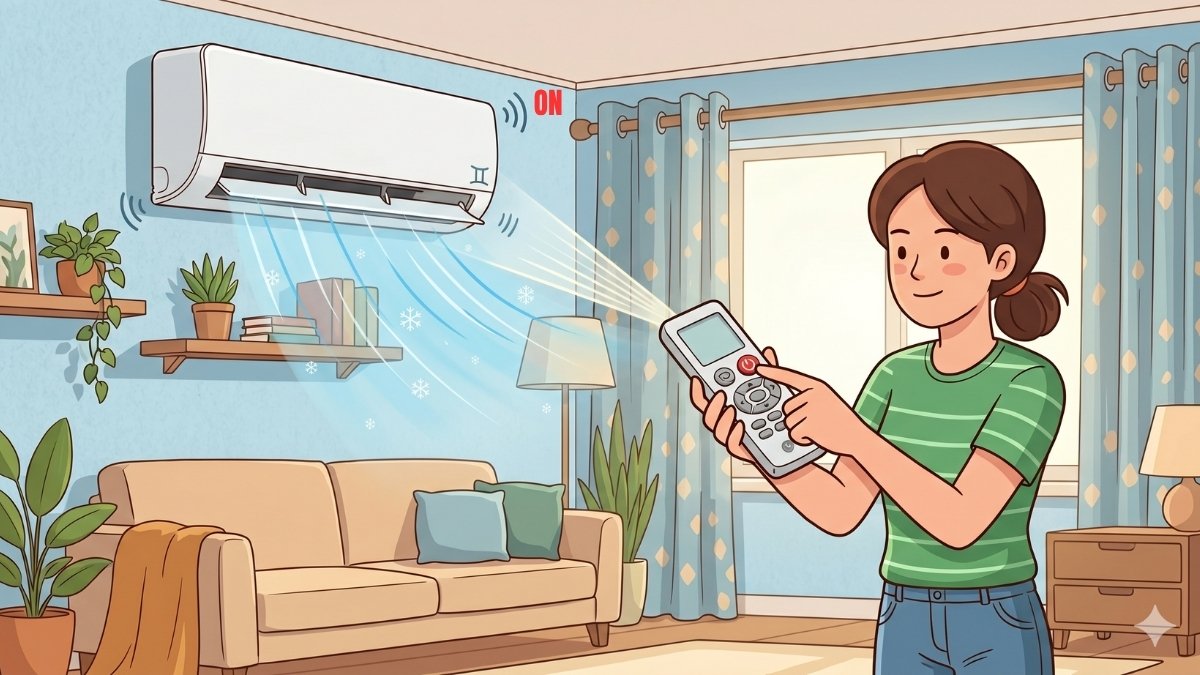 Cách kiểm tra máy lạnh LG báo lỗi CH 38 tại nhà bước 2