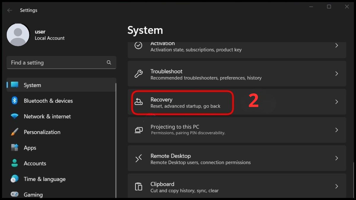 Cài đặt lại hệ điều hành Windows bước 2