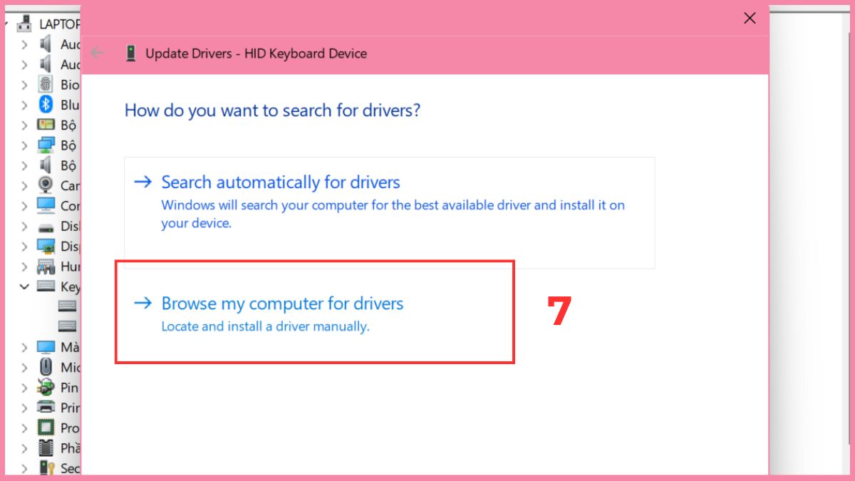 khắc phục lỗi máy tính không nhận ổ cứng ngoài bằng cập nhật driver ổ cứng gắn ngoài bước 4