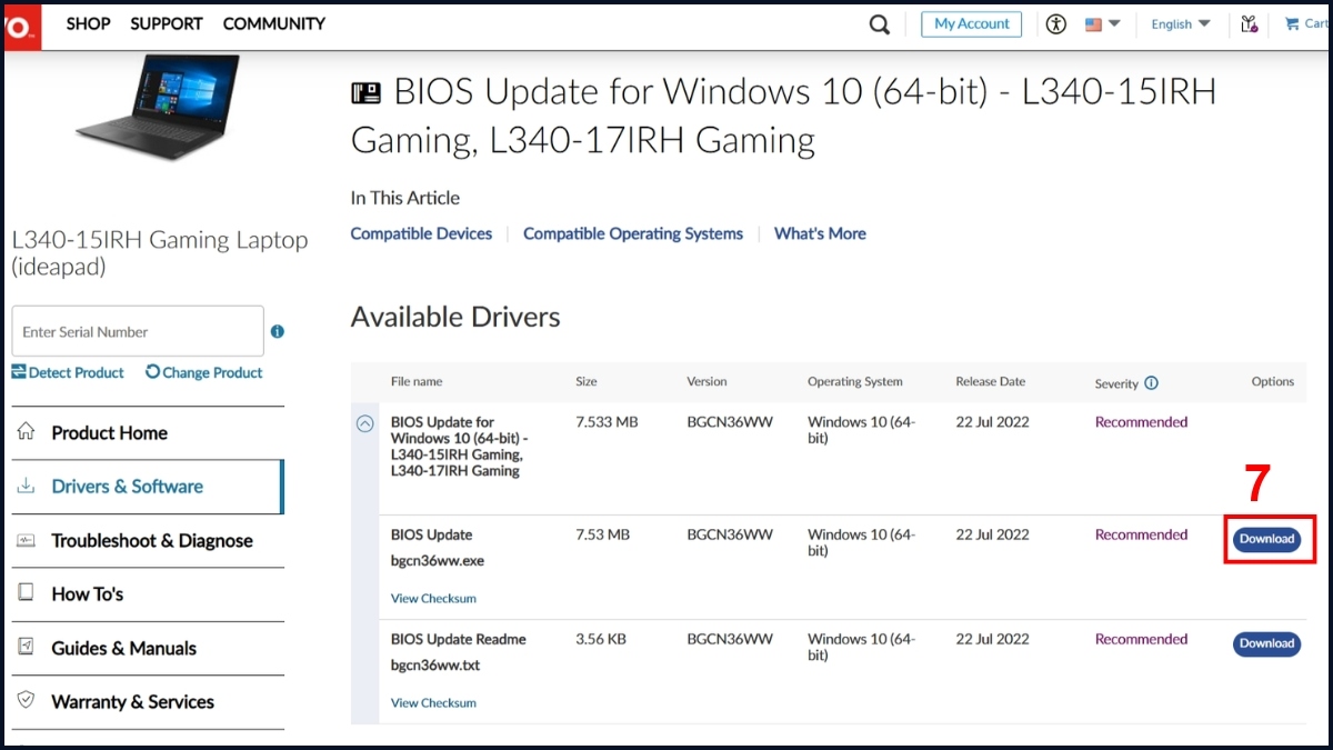 khắc phục lỗi máy tính không nhận card màn hình bằng cập nhật bios bước 2+