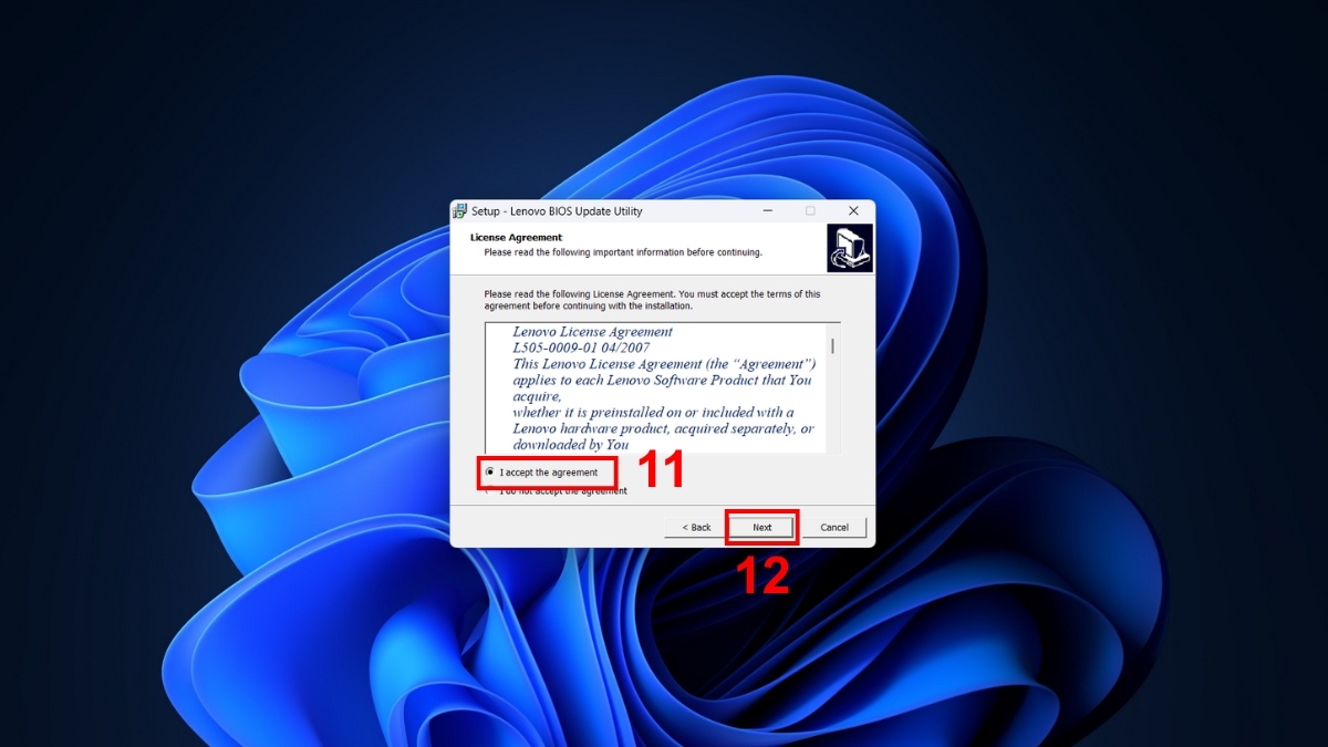 khắc phục lỗi máy tính không nhận card màn hình bằng cập nhật bios bước 4 tiếp theo