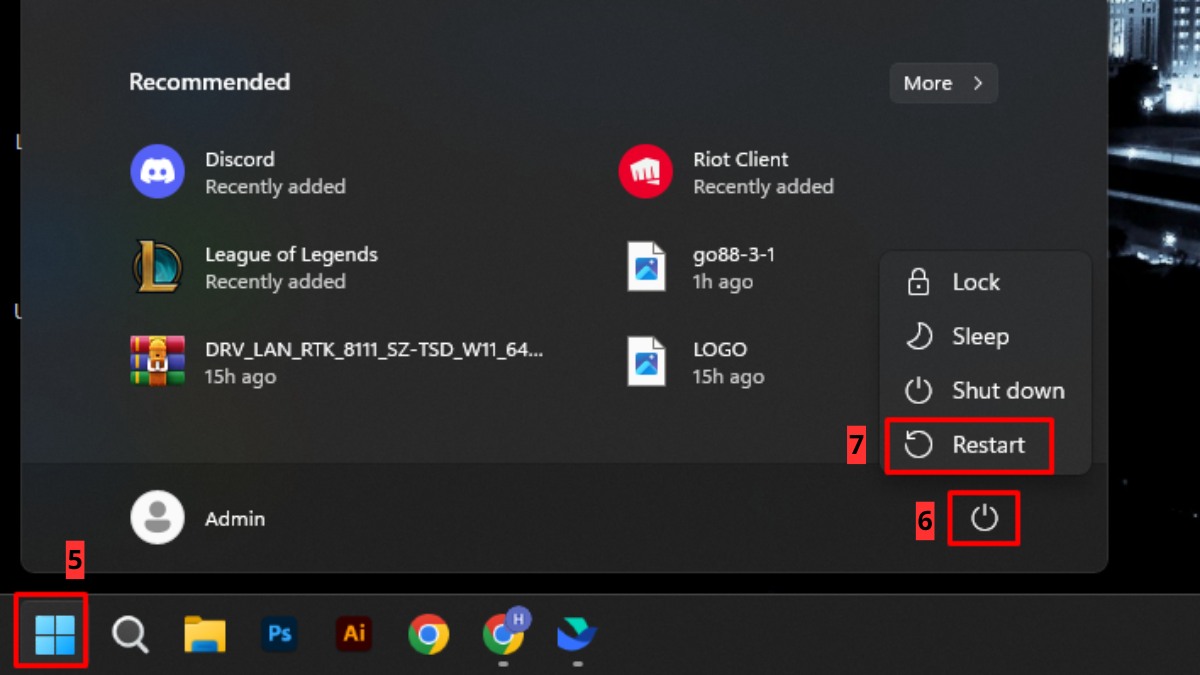 Gỡ và cài đặt lại Driver bước 3