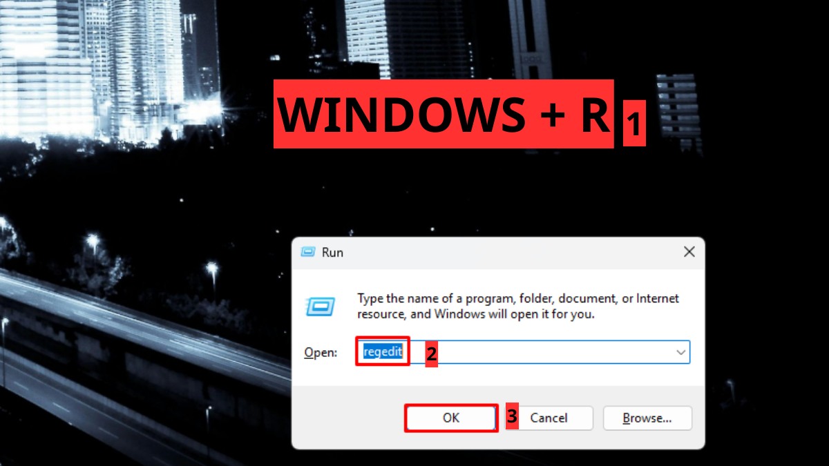 Mở cổng USB bước 1