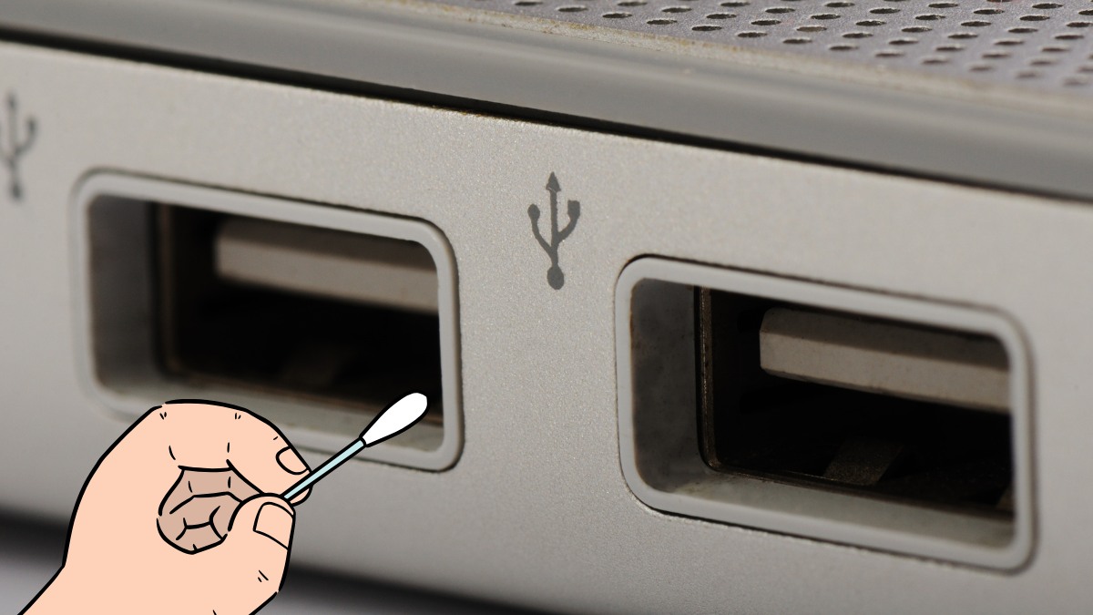 khắc phục lỗi máy tính không nhận USB bằng cách vệ sinh cổng USB