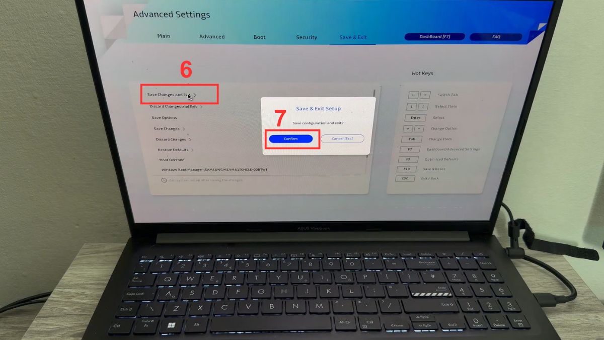 khắc phục lỗi laptop tự restart liên tục bằng reset bios bước 4