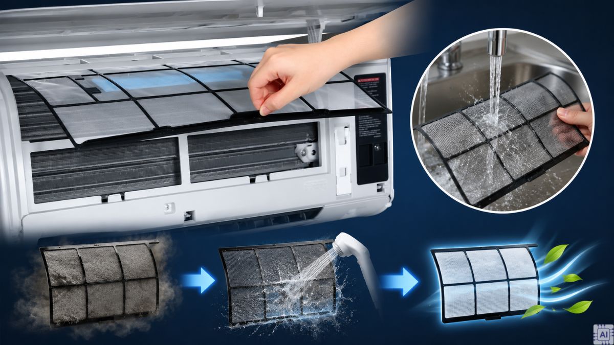 Vệ sinh lưới lọc