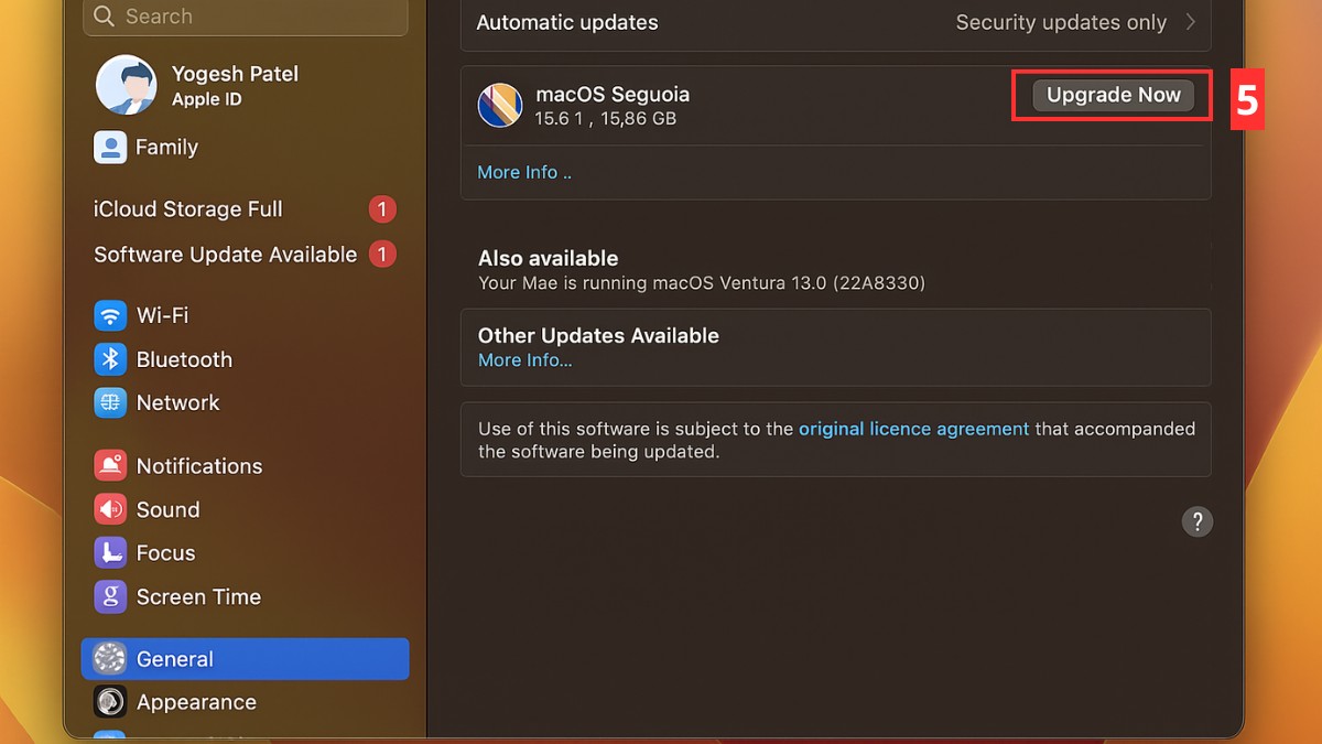 Liên tục kiểm tra, cập nhật hệ điều hành mới bước 3