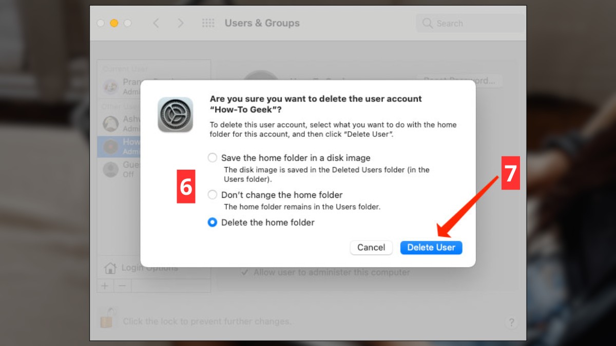 cách sửa lỗi màn hình MacBook bị giật lag bằng cách không sử dụng nhiều tài khoản bước 3