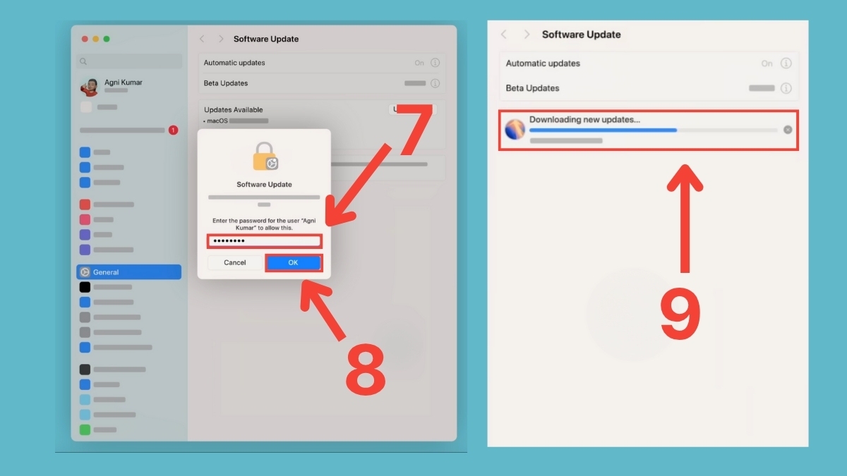 Cập nhật phiên bản MacOS mới nhất - bước 3