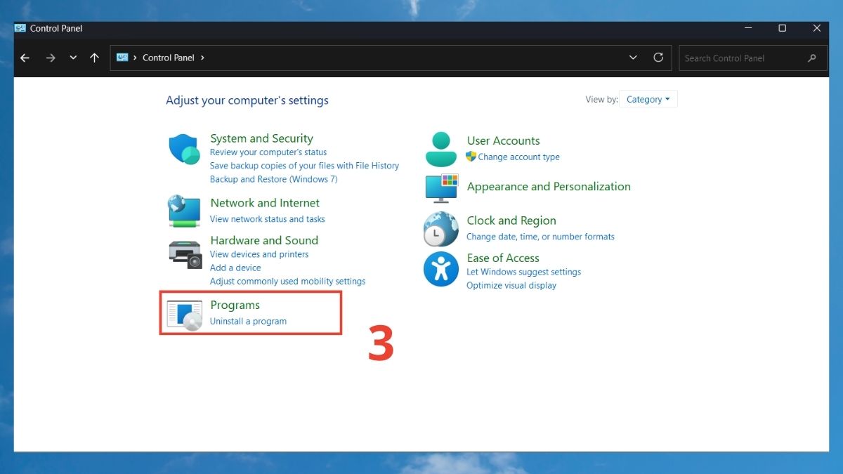 khắc phục lỗi Microsoft Excel has stopped working bằng Repair của Microsoft Office bước 2