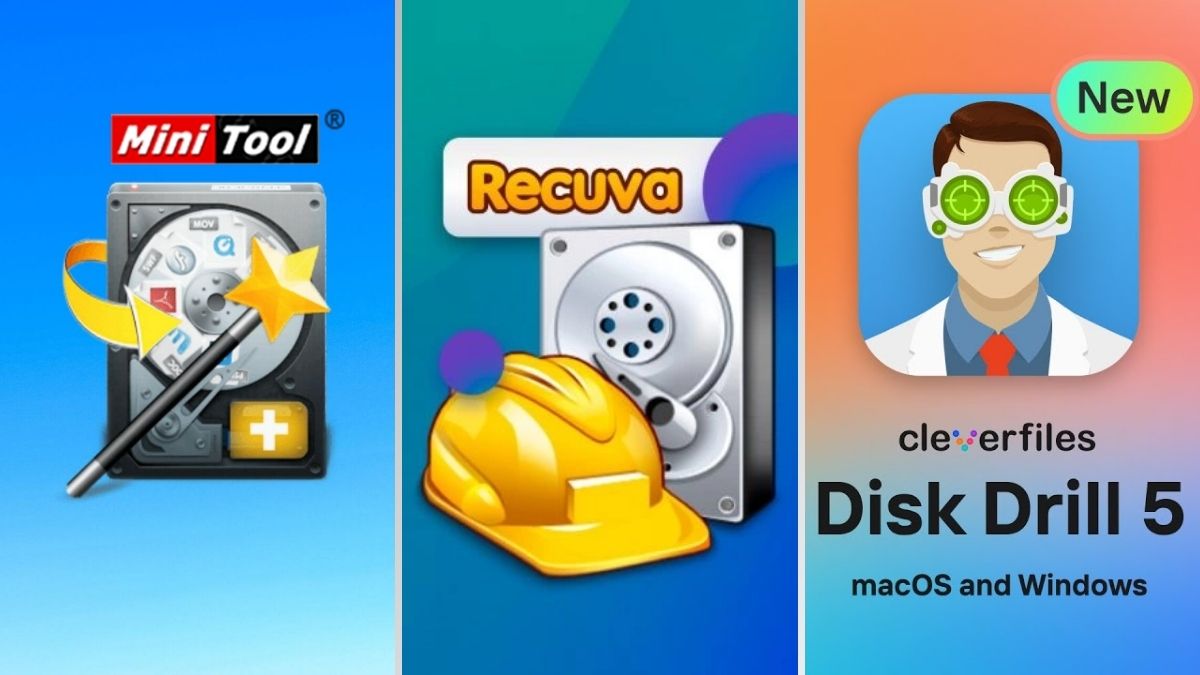 So sánh MiniTool Power Data Recovery với Recuva, Disk Drill