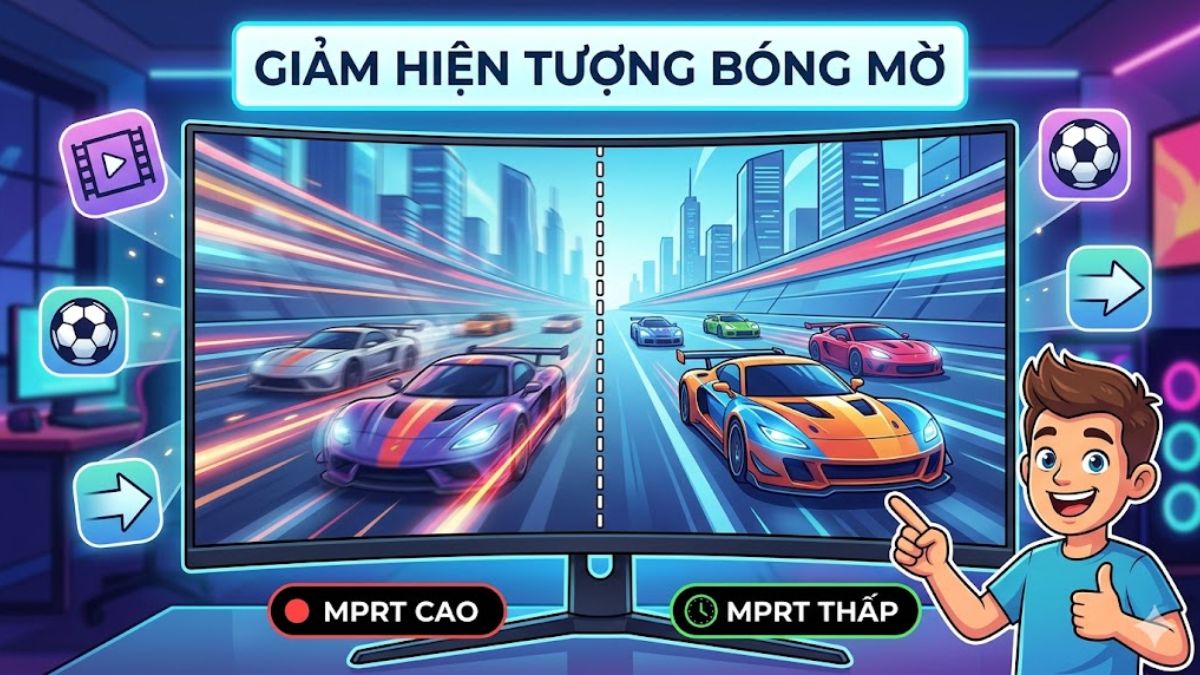 Giảm hiện tượng bóng mờ trong chuyển động