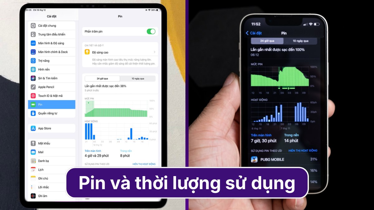 nên mua ipad hay iphone để dùng được lâu