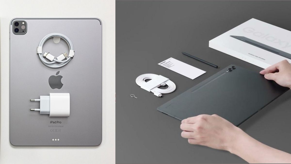 So sánh iPad và Samsung Tab về pin và sạc