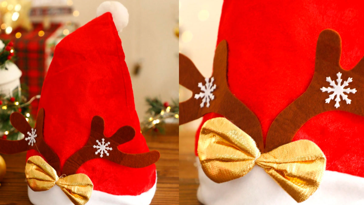 Nón Noel cho bé mầm non